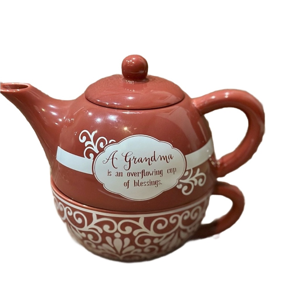 Abbey Press tea pot set